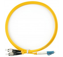 Патч-корд оптический TopLan, дуплексный, FC/UPC-LC/UPC, 657A1, 100 м, LSZH