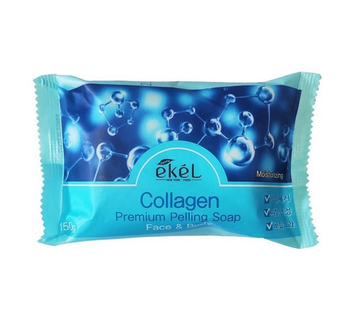 Ekel Мыло косметическое с коллагеном / Peeling Soap Collagen, 150 г