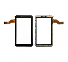 Сенсорное стекло, тачскрин для планшета  Digma Optima 7.4 3G, Irbis TX, Ainol Numy 3G AX1, 7" 1024x600. Черный.
