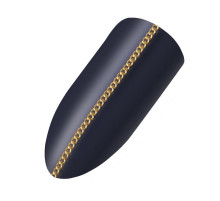 Nail Art Цепочка одинарное плетение, 95 см, золотистый