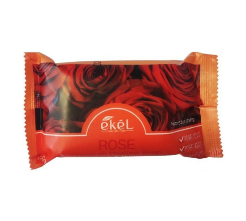 Ekel Мыло косметическое с экстрактом розы / Peeling Soap Rose, 150 г