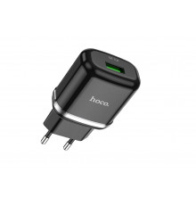 Блок питания (сетевой адаптер) HOCO N3 Special QC3.0, 18W, один порт USB, 5V, 3.0A, черный