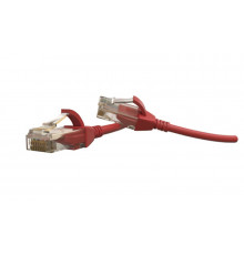 PC-LPT-UTP-RJ45-RJ45-C6-3M-LSZH-RD Патч-корд U/UTP, категория 6 (100% Fluke Component Tested), 28AWG, LSZH, 3 м, красный Hyperline