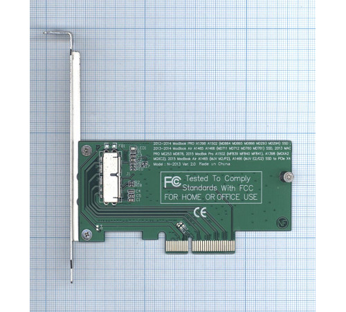 Переходник PCIE на SSD для MacBook Air 2013 2014 2015 A1465 A1466 SSD 60323