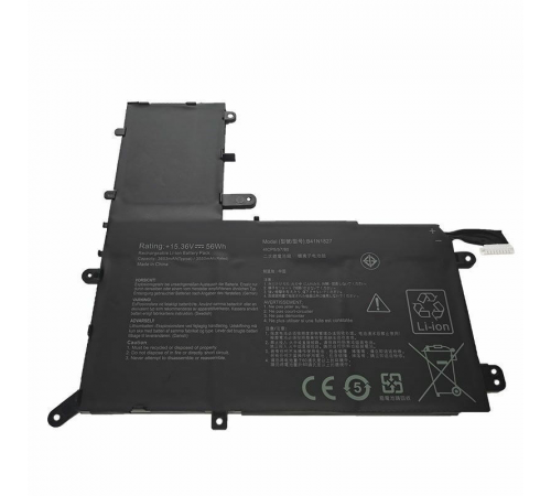 Аккумулятор для Asus (B41N1827) ZenBook Flip 15 UX562FA, UX562FD, 56Wh, 3653mAh, 15.36V