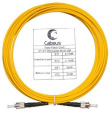 Cabeus FOP(s)-9-ST-ST-10m Шнур оптический simplex ST-ST 9/125 sm 10м LSZH