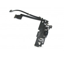 Шлейф с разъемом зарядки и микрофоном для Apple iPhone 12 Pro Max, синий