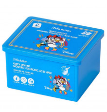 JMsolution Набор увлажняющих тканевых масок для лица / Disney Quick Routine Moisture Hyaluronic Acid Mask, 350 мл