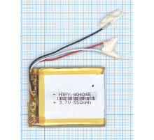 Аккумулятор Li-Pol (батарея) 4*40*45мм 3pin 3.7V/550mAh