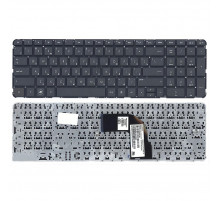 Клавиатура для ноутбука HP Pavilion DV7-7000 черная, без рамки, большой Enter