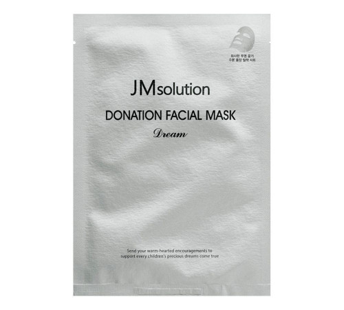 JMsolution Тканевая маска для лица с пептидами / Donation Facial Mask Dream, 37 мл