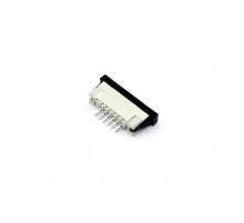Разъем FPC  Half Coverage Bottom Contact 1.0K-BX-6PWB 6 pin высота 2мм шаг 1мм