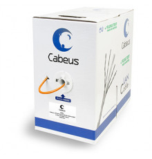 Cabeus UTP-4P-Cat.5e-SOLID-LSZH-GY-LIGHT Кабель витая пара UTP (U/UTP), категория 5e, 4 пары 0,48мм (24 AWG), одножильный, LSZH, нг(А)-HF, серый, (305