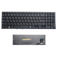 Клавиатура для ноутбука Samsung NP370R5E, NP370R5V, NP450R5E, NP450R5V, NP470R5E, NP510R5E, NP510R5V черная, без рамки