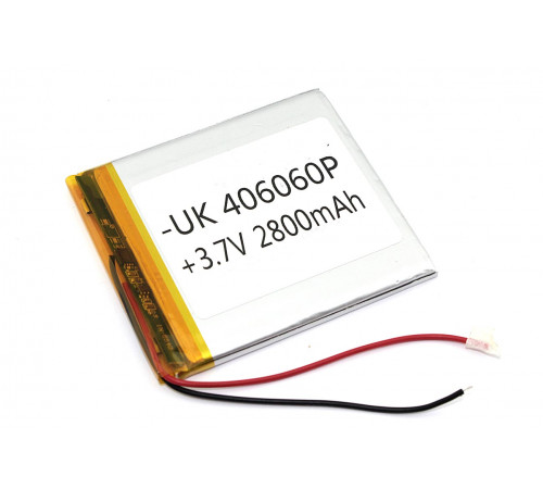 Аккумулятор Li-Pol (батарея) 4*60*60мм 2pin 3.7V/2800mAh