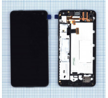 Дисплей для Microsoft Lumia 650 черный с рамкой