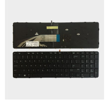 Клавиатура для ноутбука HP Probook 450 G3, 455 G3, 470 G3, 650 G2, 655 G2, HP Zbook 15 G3, 17 G3, черная, с рамкой, с подсветкой, с джойстиком