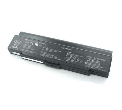 Аккумуляторная батарея для ноутбука Sony Vaio VGN-FE (VGP-BPL2) 7200mAh черная