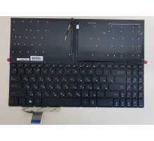 Клавиатура для ноутбука Asus M580, N580, X580VD, N580V, X580 черная, без рамки, с подсветкой