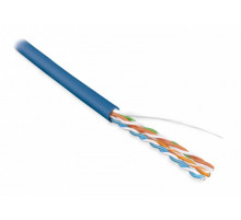 UUTP4-C5E-S24-IN-PVC-BL-305 Кабель UTP, 4 пары, Кат. 5e, синий, 305м в кат., . Hyperline