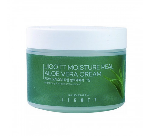 Jigott Крем для лица с экстрактом алоэ / Moisture Real Aloe Vera Cream, 150 мл