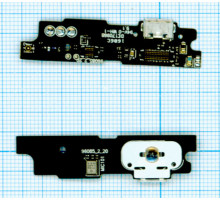 Плата разъема питания для Meizu M3 Note