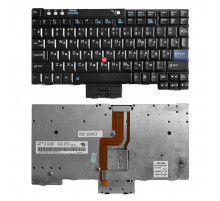 Клавиатура для ноутбука Lenovo ThinkPad X60, X60s, X61, X61s Series. Плоский Enter. Черная, без рамки. PN: 42T3038.