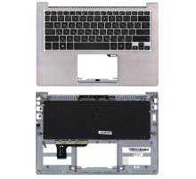 Клавиатура для ноутбука Asus ZenBook UX303L топкейс серебро