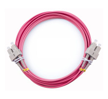 Патч-корд оптический , дуплексный, SC/PC-SC/PC, OM4, LSZH, 5.0 м LAN-2SC-2SC/OM4-5.0