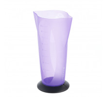 Dewal Мерный стакан прорезиненный с 2 носиками T-004lavender, 250 мл