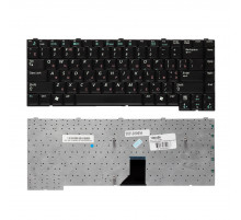 Клавиатура для ноутбука Samsung M40, M45 Series. Плоский Enter. Черная, без рамки. PN: BA59-01321C.