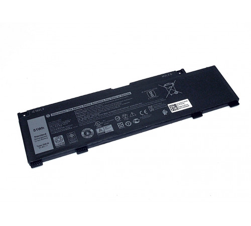 Аккумуляторная батарея для ноутбука Dell G3 15 3590 (266J9) 11.4V 4255mAh