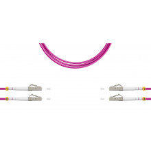 Патч-корд ВО MM(OM4), LC/UPC-LC/UPC, 3.0мм, duplex, LSZH, 3м