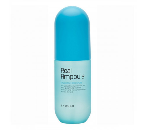 Enough Сыворотка для лица с гиалуроновой кислотой и бета-глюканом / Real Hyaluron Moisture Ampoule, 200 мл