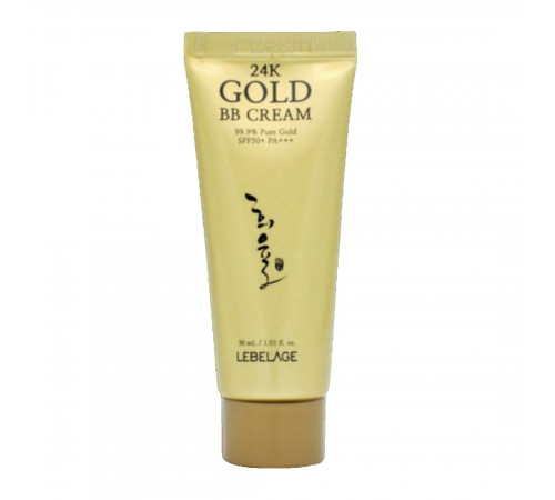 Lebelage ВВ-крем омолаживающий c экстрактом золота / 24k Gold BB Cream Spf 50+ Pa+++, 30 мл