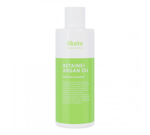 Likato Бальзам для волос восстанавливающий / Recovery Repairing Hair Balm Betaine + Argan Oil, 400 мл