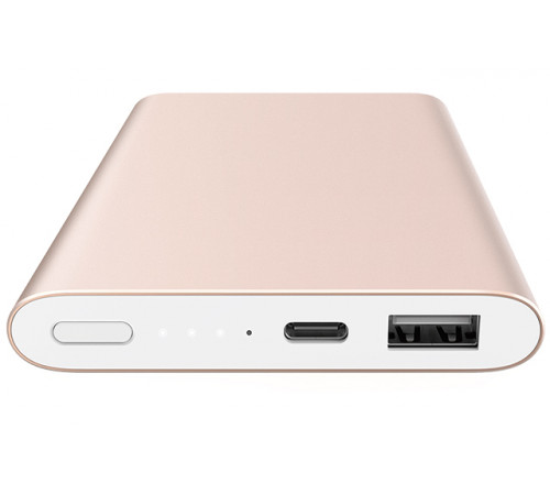 Универсальный внешний аккумулятор для Xiaomi Mi Pro PLM03ZM (10000mAh) Type-C Rose-Gold