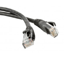 PC-LPM-STP-RJ45-RJ45-C6-1M-LSZH-BK Патч-корд U/FTP, экранированный, Cat.6 (100% Fluke Component Tested), LSZH, 1 м, черный Hyperline