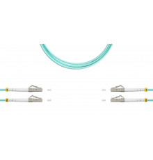 Патч-корд ВО MM(OM3), LC/UPC-LC/UPC, 3.0мм, duplex, LSZH, 1м