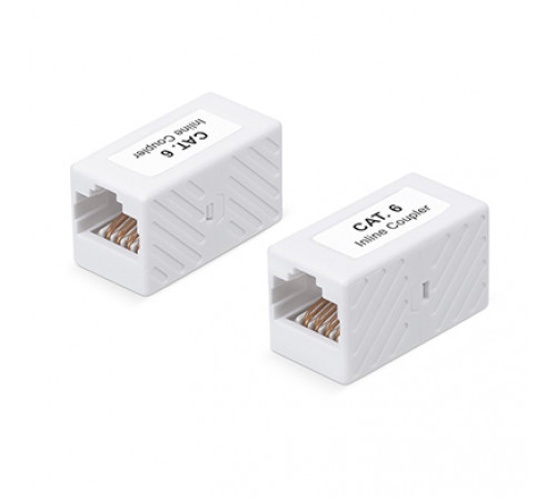 Cabeus CA-8p8c-C6 Проходной адаптер, RJ45-RJ45 (8p8c), категория 6, неэкранированный