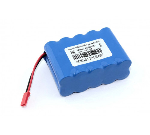 Аккумулятор Ni-cd 12V 1400mAh AA Row разъем JST (5+5)