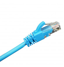 Шнур коммутационный BNH, кат. 5е, неэкр., U/UTP, RJ45/RJ45, d 6,2 5м, LSZH, AWG24 синий, (B500-UTP-5E-5.0-LSZH-BL)