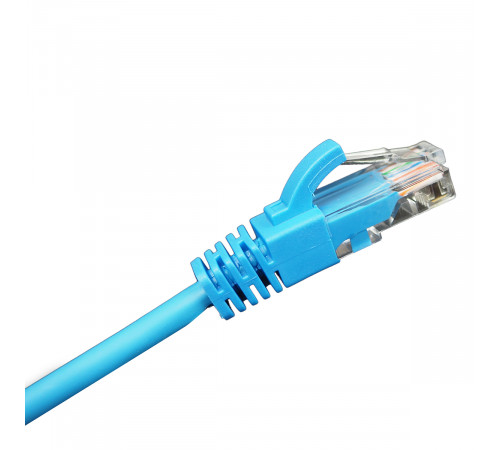 Шнур коммутационный BNH, кат. 5е, неэкр., U/UTP, RJ45/RJ45, d 6,2 5м, LSZH, AWG24 синий, (B500-UTP-5E-5.0-LSZH-BL)