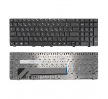 Клавиатура для ноутбука HP Probook 4535S, 4530S, 4730S Series. Плоский Enter. Черная, без рамки. PN: NSK-CC0SV.