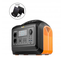 Портативная солнечная электростанция TopON TOP-X1800 LFP 1800 Вт, 2 розетки 220 В, авторозетка 12 В + складная солнечная панель 240 Вт TOP-SLR240