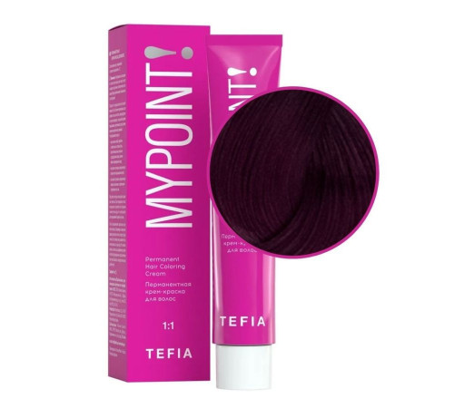 TEFIA Mypoint Фиолетовый корректор для волос / Permanent Hair Coloring Cream, 60 мл