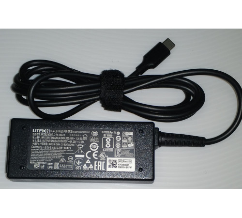 Блок питания Toshiba Type-C, 45W (20V/3A, 5V/2.25A) без сетевого кабеля, ORG