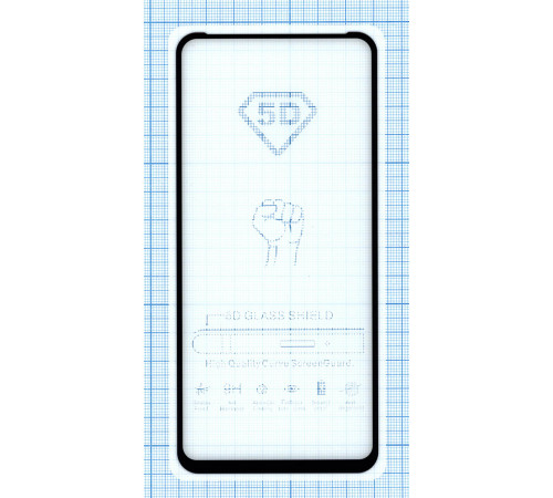 Защитное стекло Полное покрытие для Xiaomi Redmi Note 9 черное Защитное стекло Полное покрытие для Xiaomi Redmi Note 9 черное