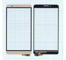 Сенсорное стекло (тачскрин) для Huawei Ascend Mate 7 золотое