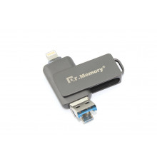 Флешка USB Dr. Memory 051 64Гб, USB 3.0, черный